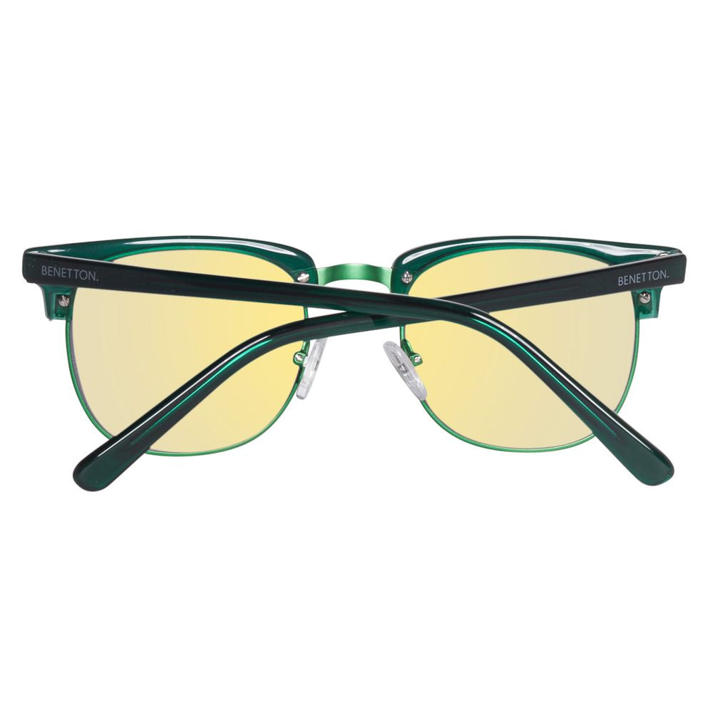 Benetton – Grüne Acetat-Sonnenbrille