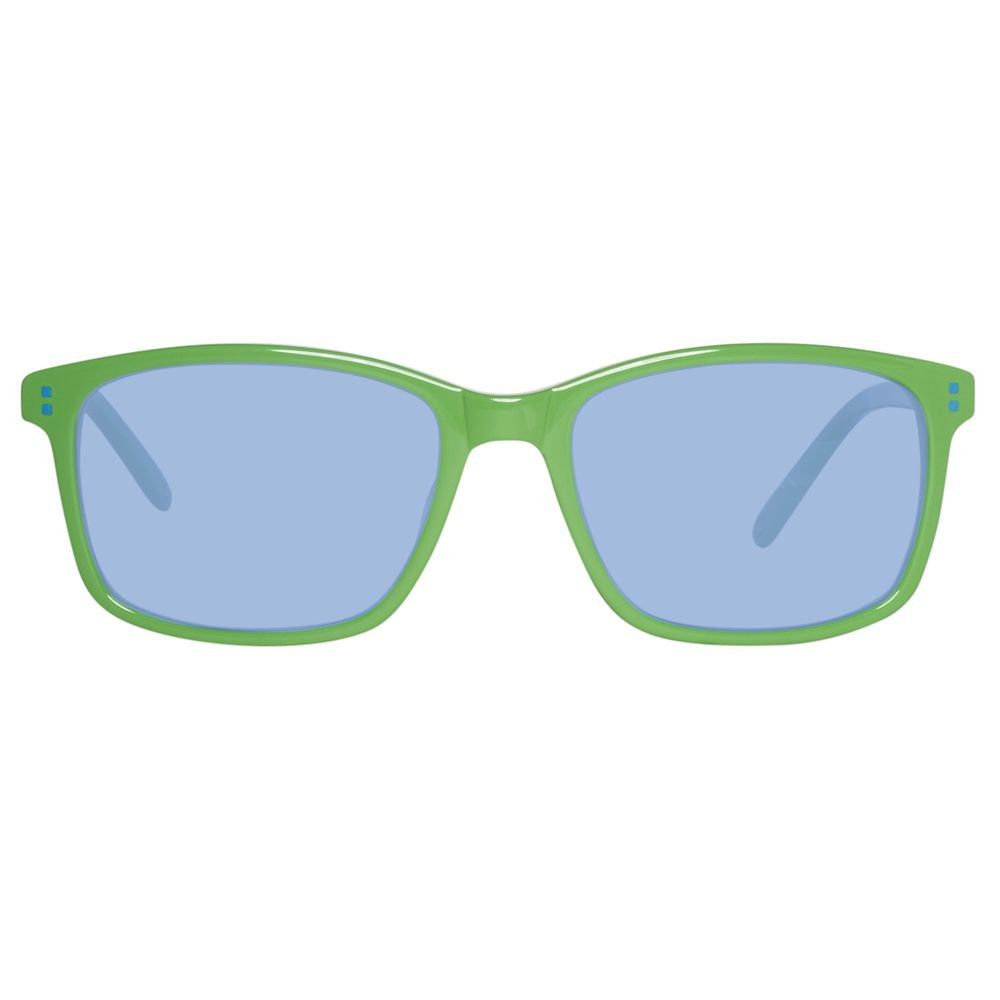 Benetton Grüne Sonnenbrille aus Kunststoff