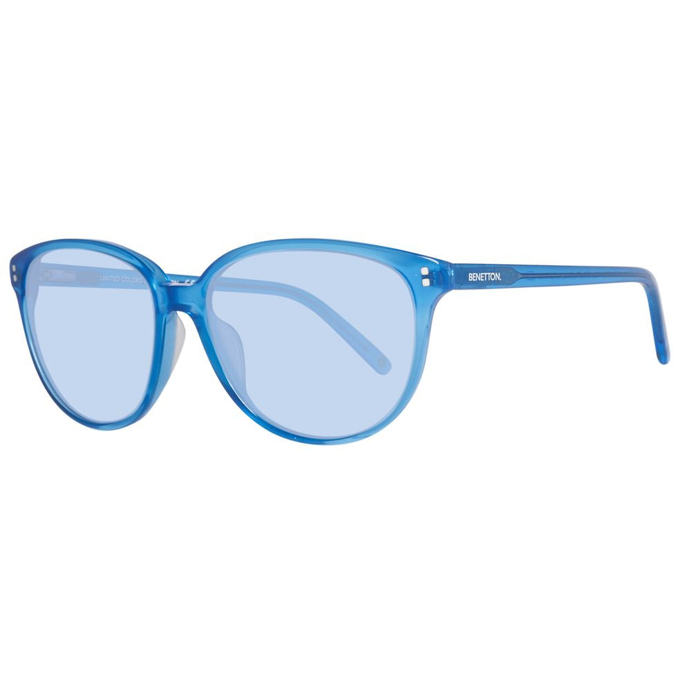 Benetton Blaue Sonnenbrille aus Kunststoff