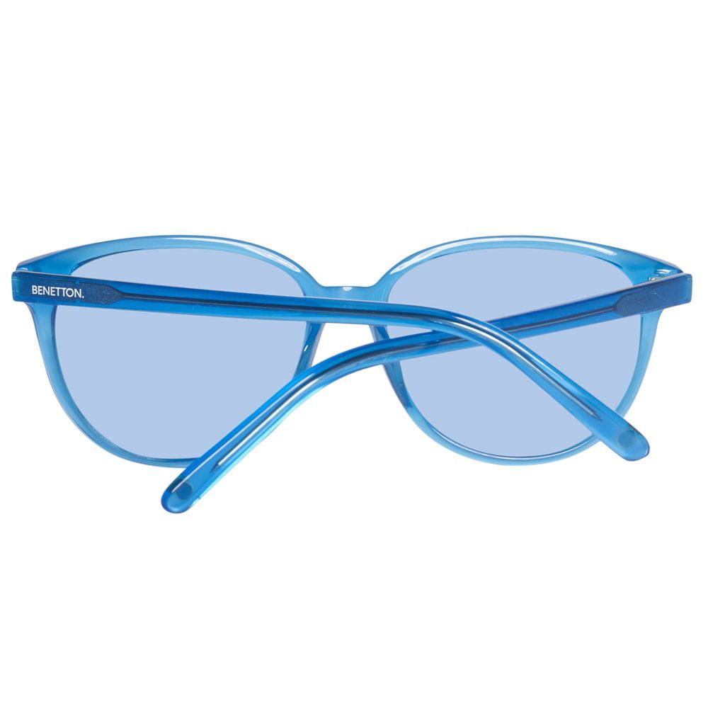 Benetton Blaue Sonnenbrille aus Kunststoff
