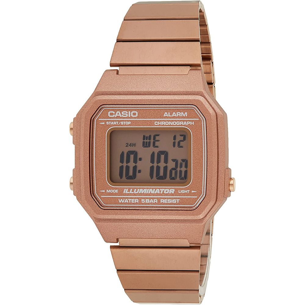 Casio – Mehrfarbige Edelstahluhr