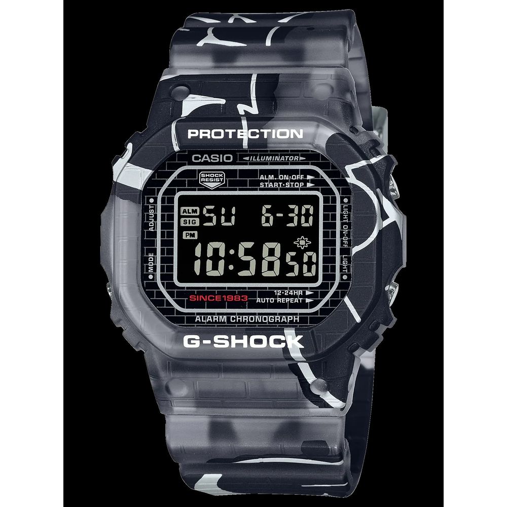 Casio Uhr aus grauem Kunstharz