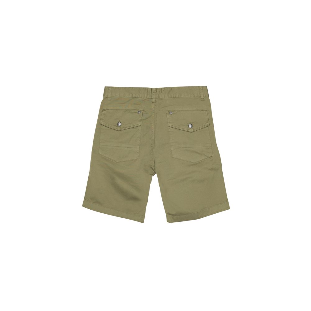Grüne Baumwoll-Bermuda von Refrigiwear