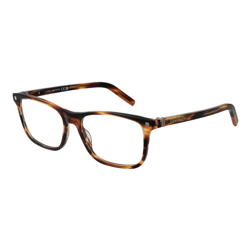 Ermenegildo Zegna Brown Acetate Glasses (Frames) - Allority