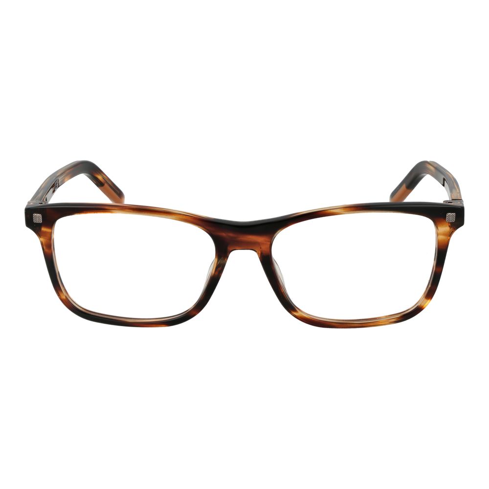Ermenegildo Zegna Brown Acetate Glasses (Frames) - Allority