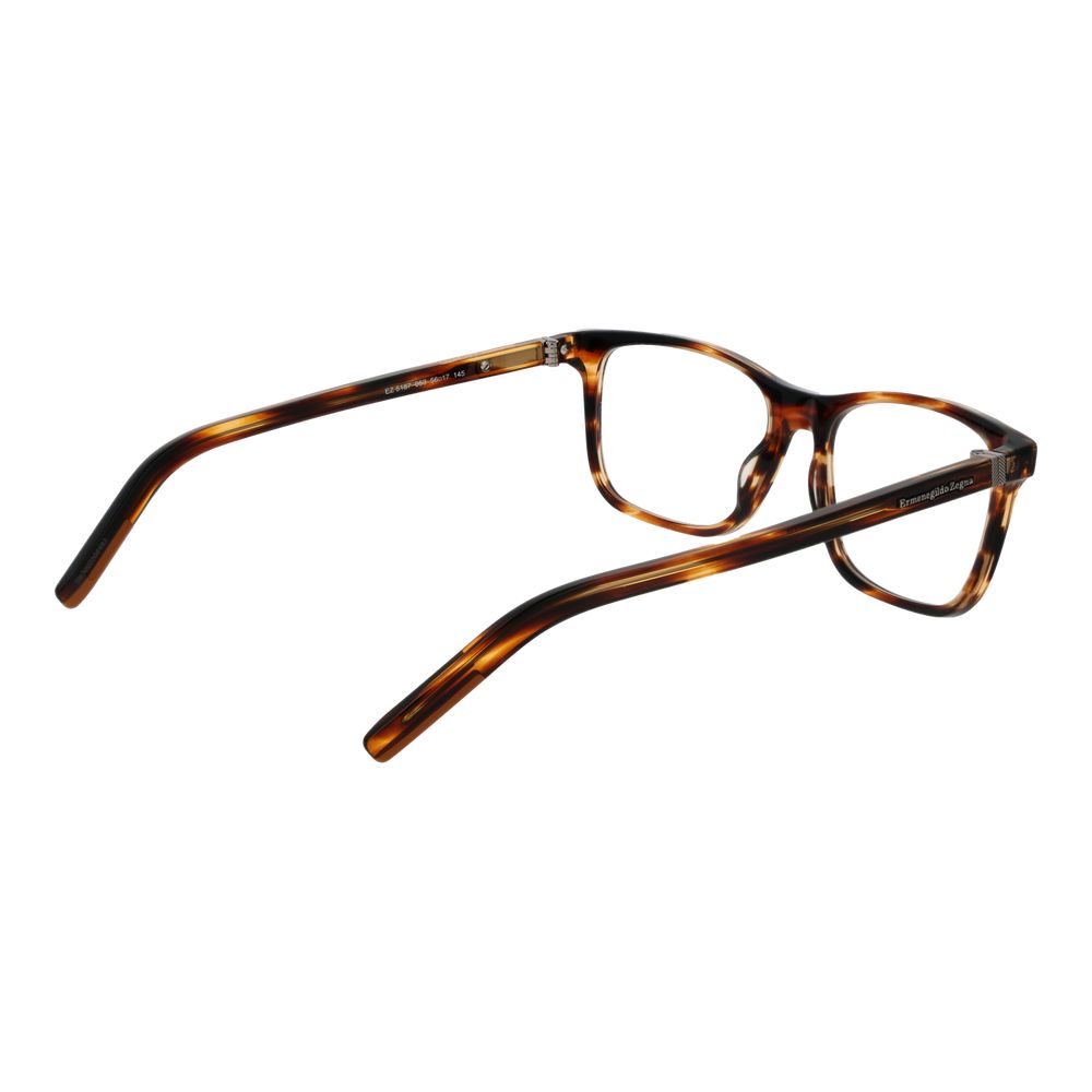 Ermenegildo Zegna Brown Acetate Glasses (Frames) - Allority