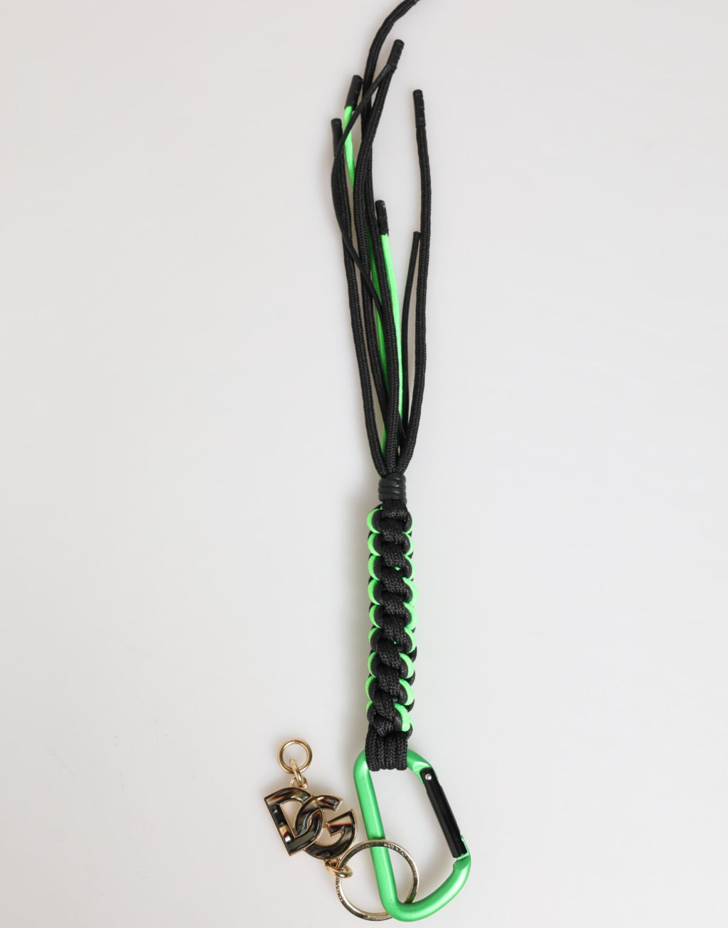 Dolce &amp; Gabbana Polyester Multicolor Tape String DG Logo Schlüsselanhänger Schlüsselanhänger