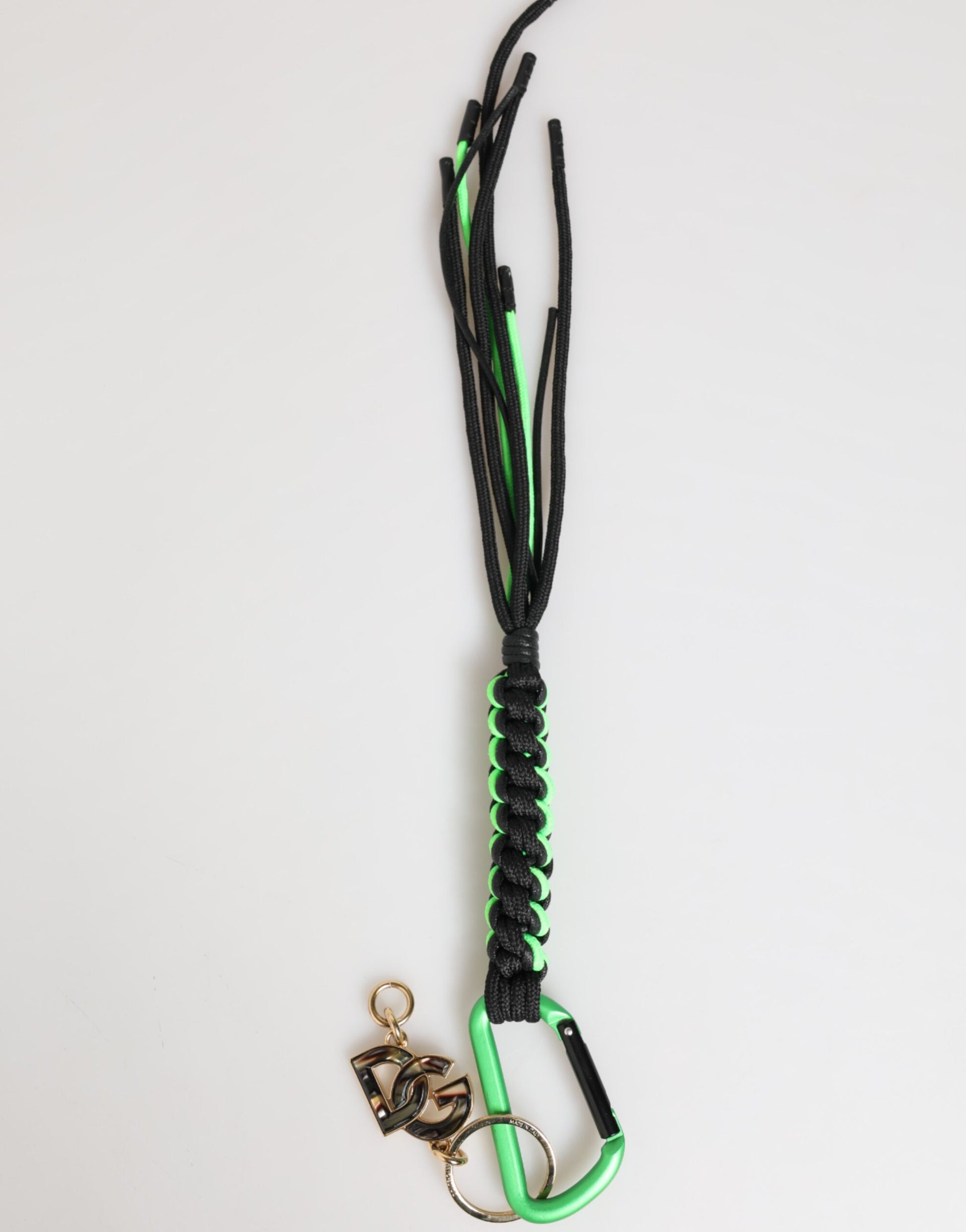 Dolce &amp; Gabbana Polyester Multicolor Tape String DG Logo Schlüsselanhänger Schlüsselanhänger