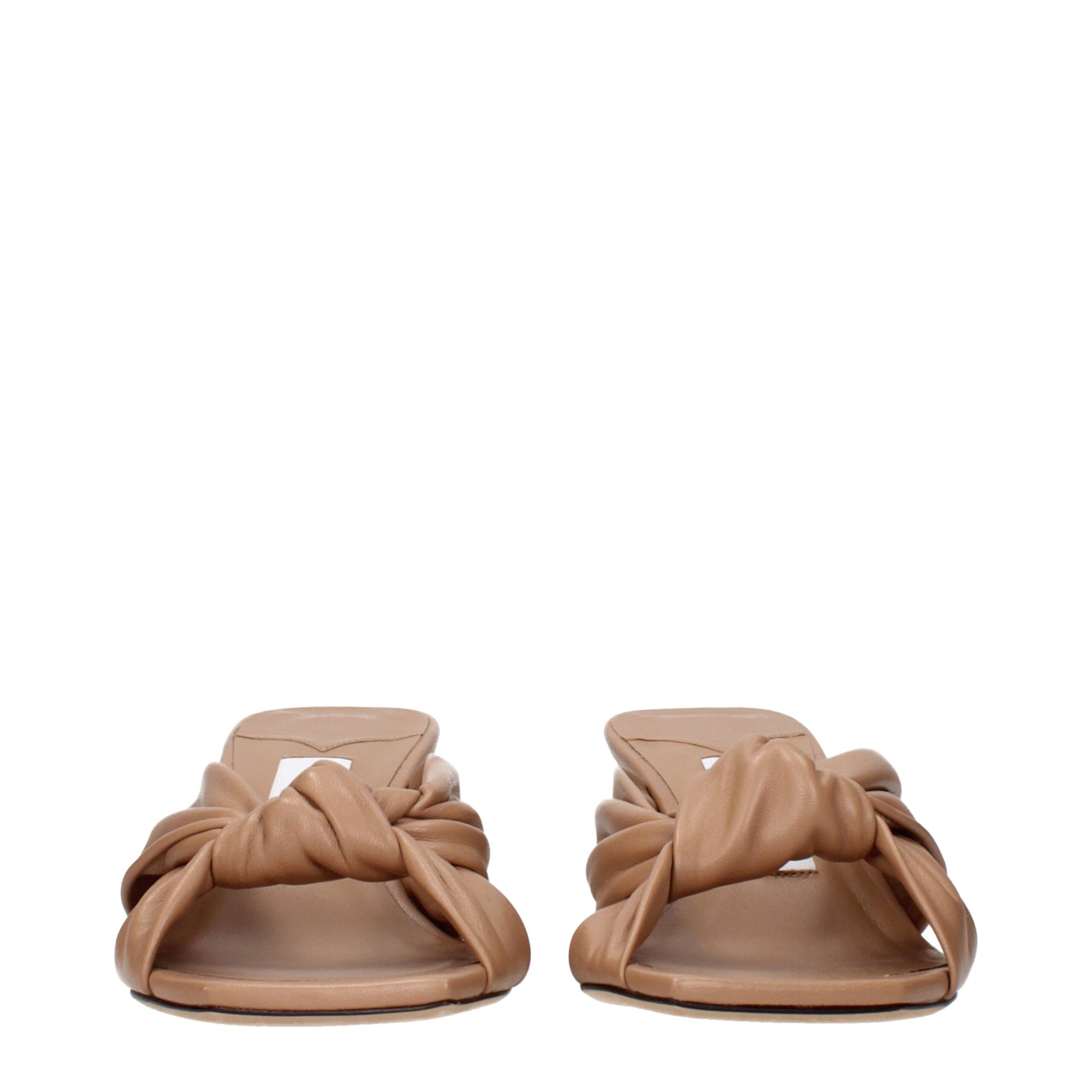 Jimmy Choo Beige Leather Sandals