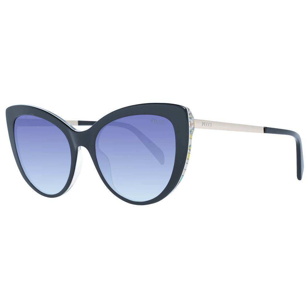 Emilio Pucci Schwarze Damen-Sonnenbrille