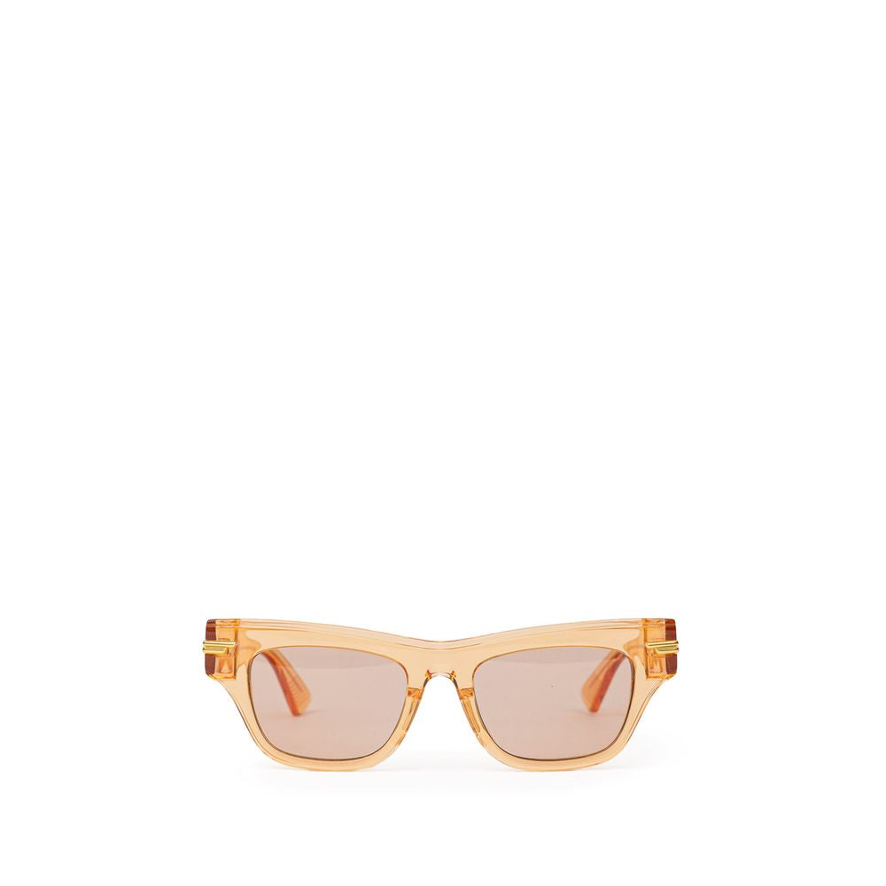 Bottega Veneta – Orangefarbene Acetat-Sonnenbrille