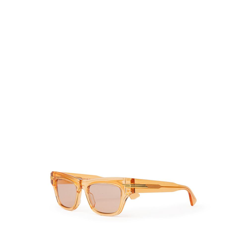 Bottega Veneta – Orangefarbene Acetat-Sonnenbrille