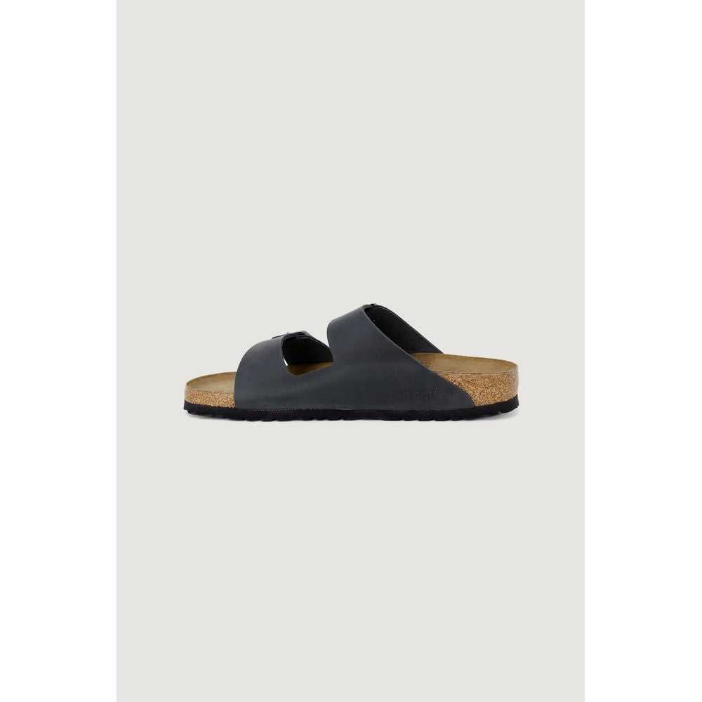 Birkenstock – Schwarze Synthetik-Slipper