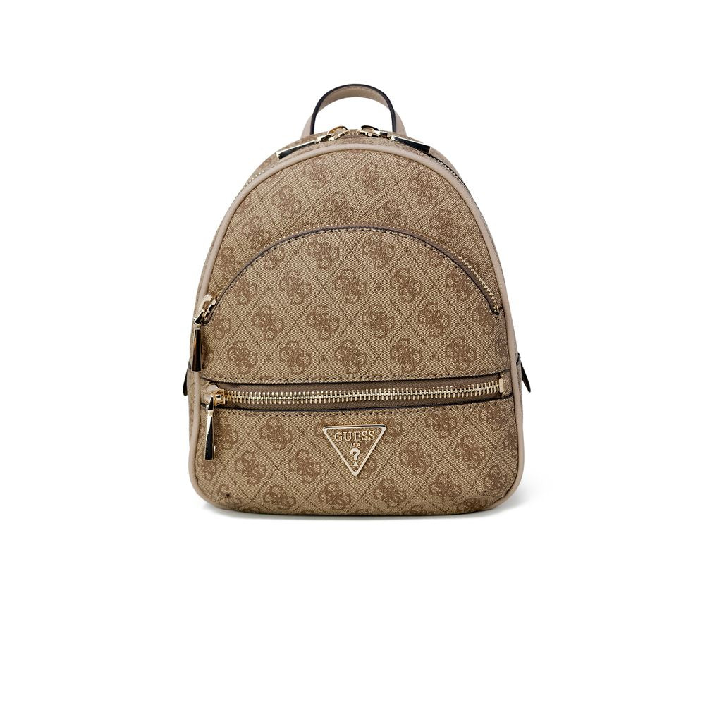 Guess – Beigefarbener Polyethylen-Rucksack