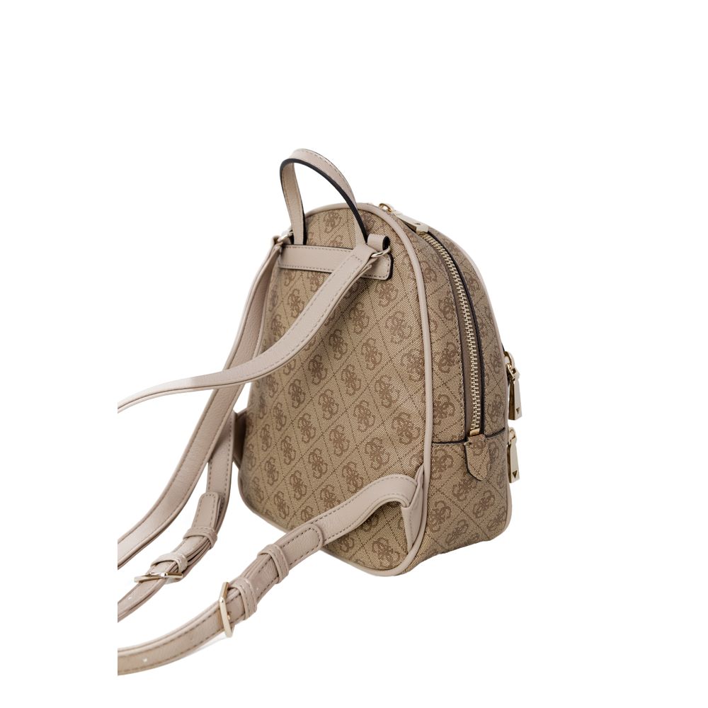 Guess – Beigefarbener Polyethylen-Rucksack