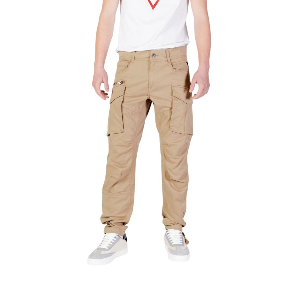 Replay – Beige Jeans aus Baumwolle mit entspannter Passform