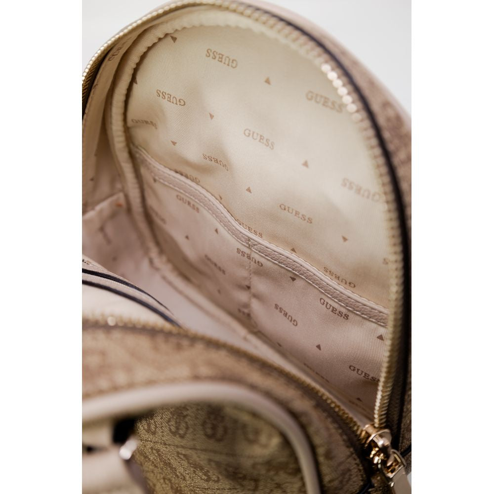 Guess – Beigefarbener Polyethylen-Rucksack