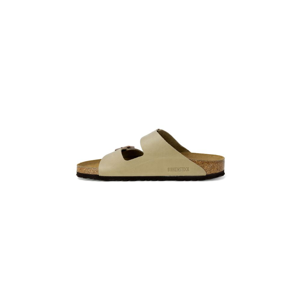 Birkenstock – Beigefarbene Synthetik-Slipper