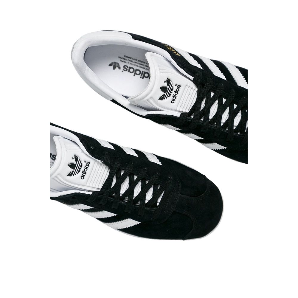 Adidas Schwarzer Ledersneaker