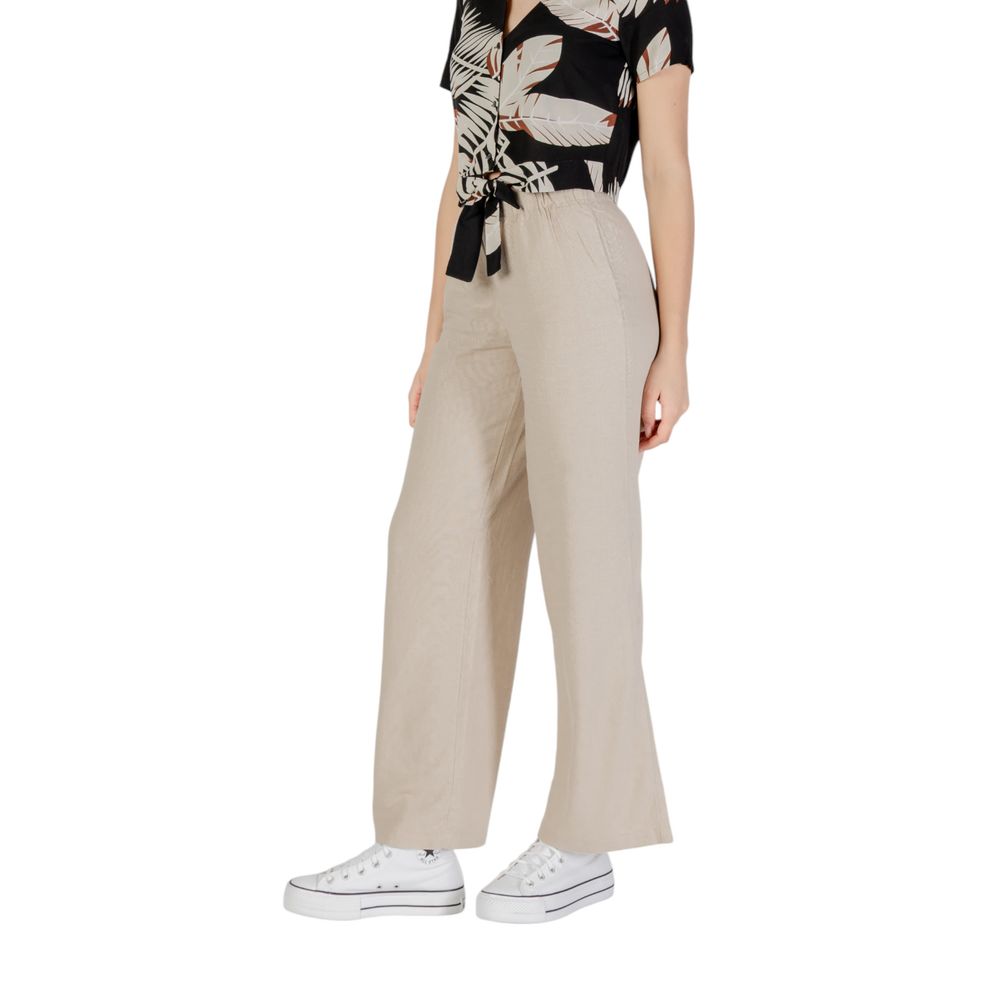 Only – Beige Leinenhose