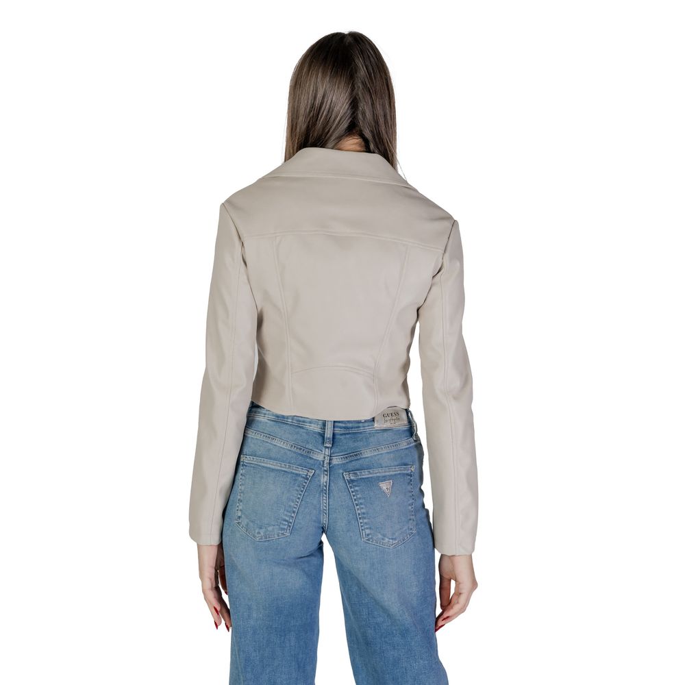 Guess Beige Polyethylen Jacken &amp; Mäntel