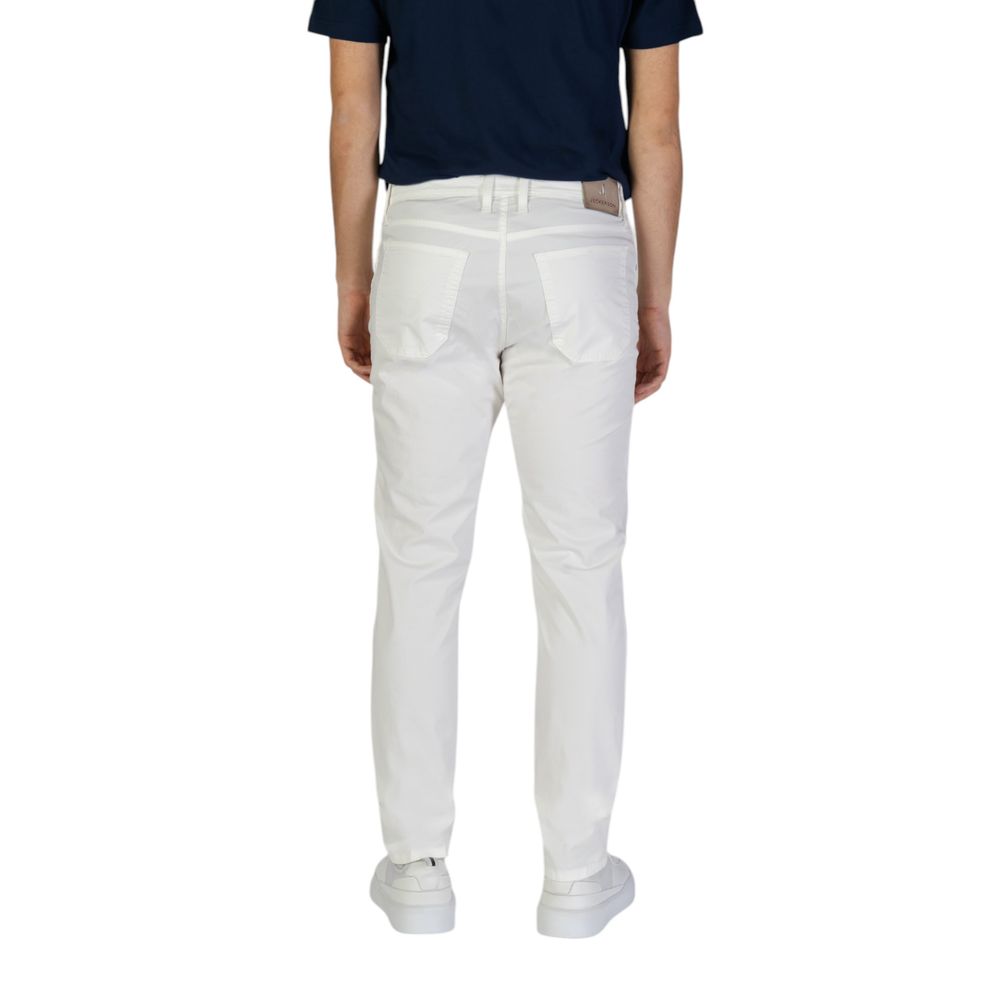 Jeckerson – Weiße Skinny-Hose aus Baumwolle