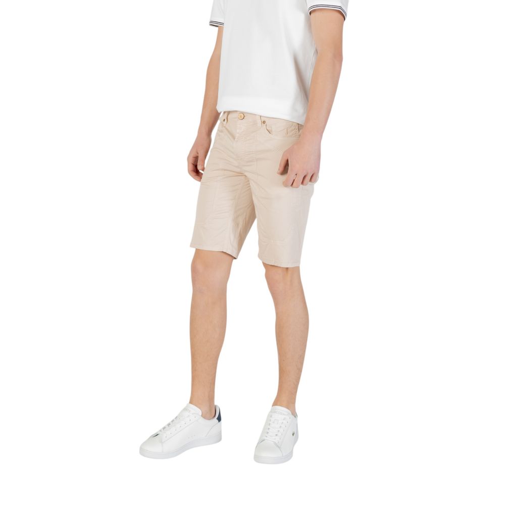 Jeckerson – Beige Baumwoll-Bermuda