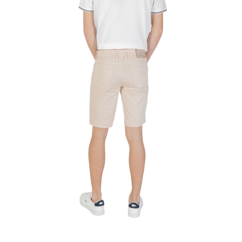 Jeckerson – Beige Baumwoll-Bermuda
