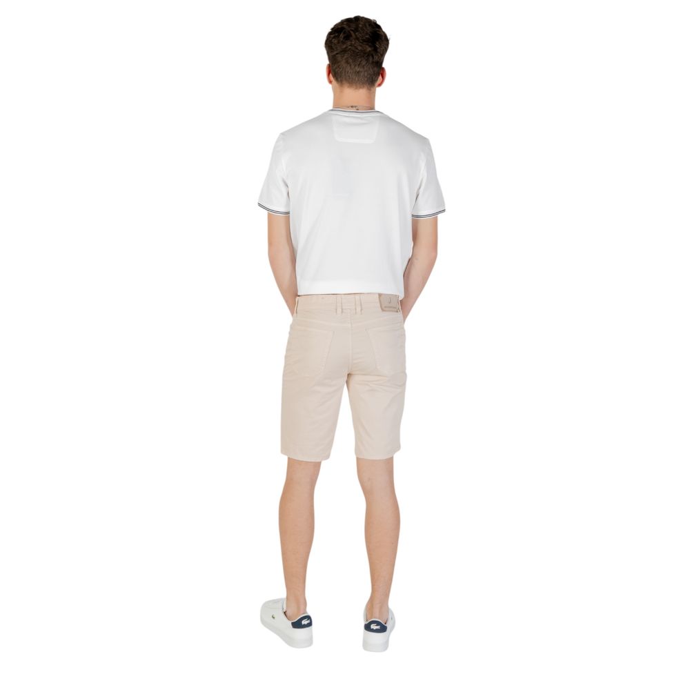 Jeckerson – Beige Baumwoll-Bermuda