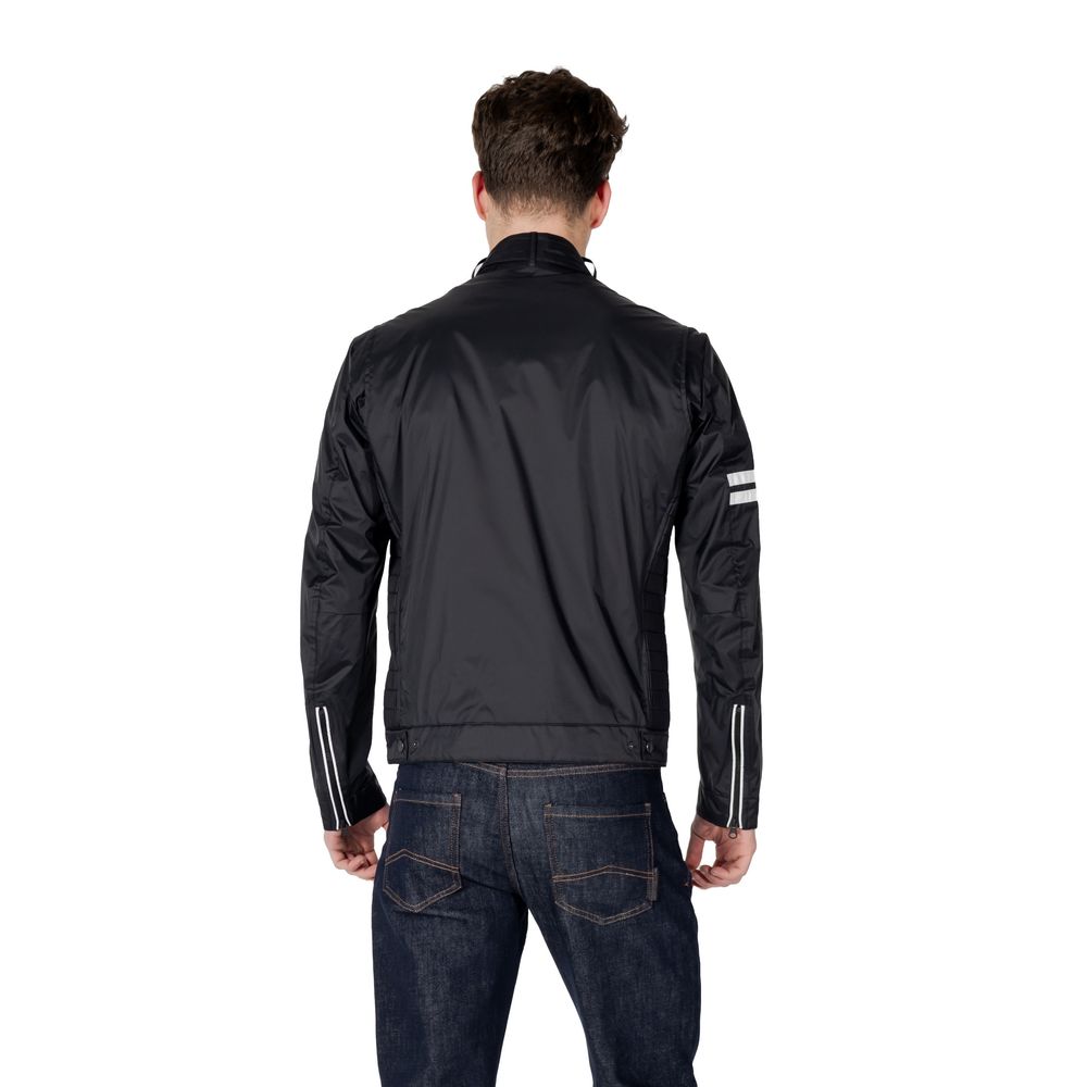 Blauer Schwarze Polyamidjacken und -mäntel