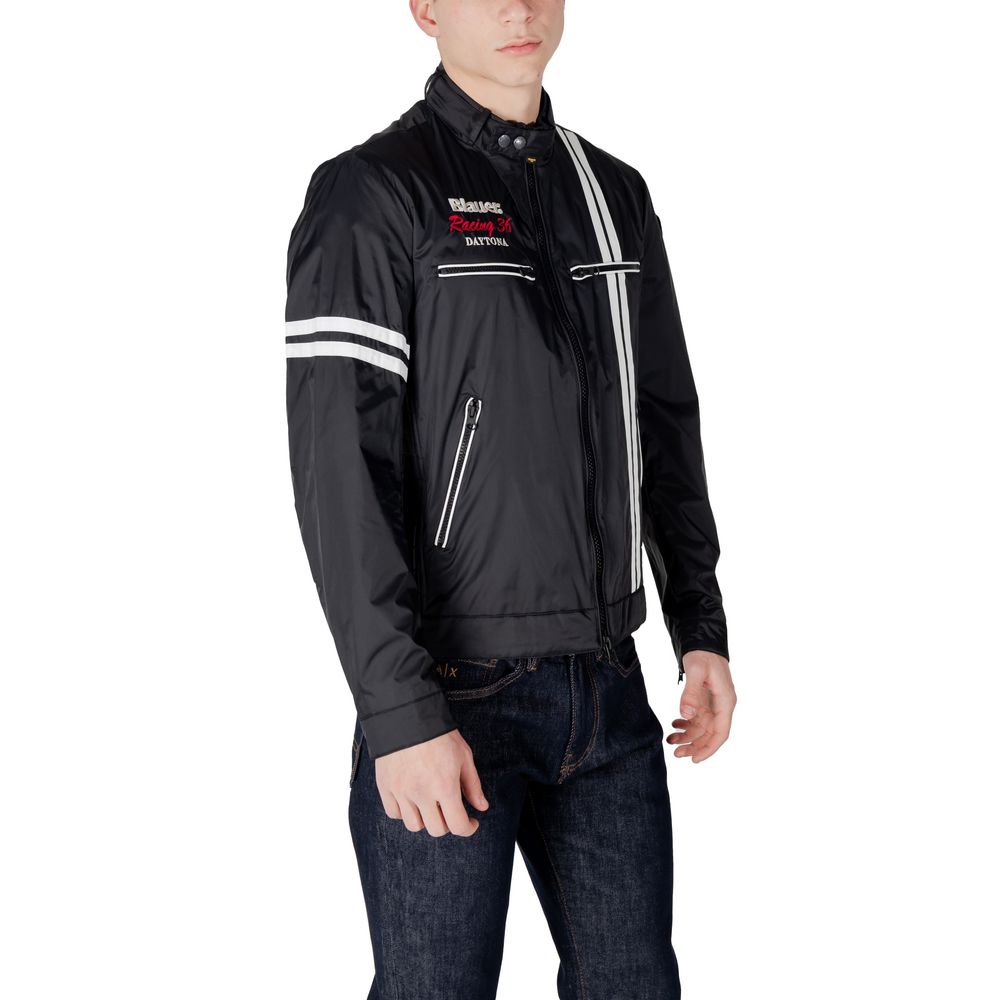 Blauer Schwarze Polyamidjacken und -mäntel