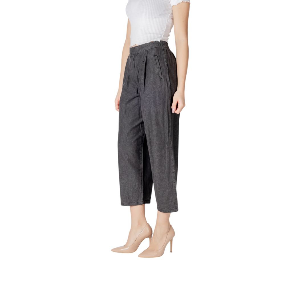 ICHI Schwarze Baumwolljeans