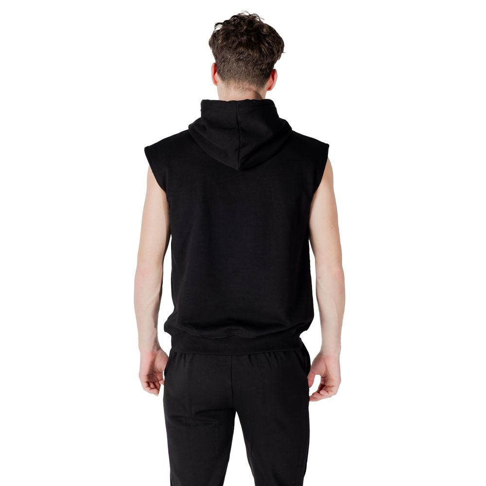 Icon Schwarzer Baumwoll-Hoodie