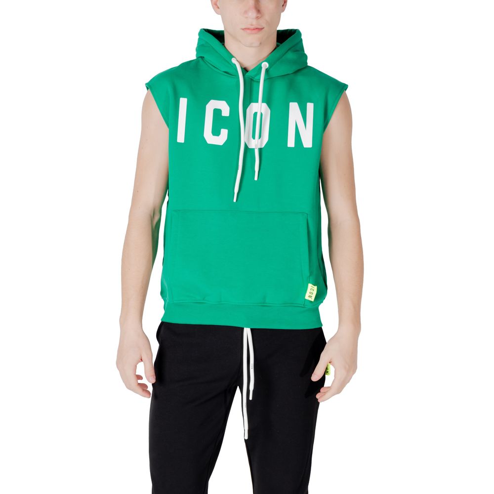 Icon Grüner Baumwoll-Hoodie