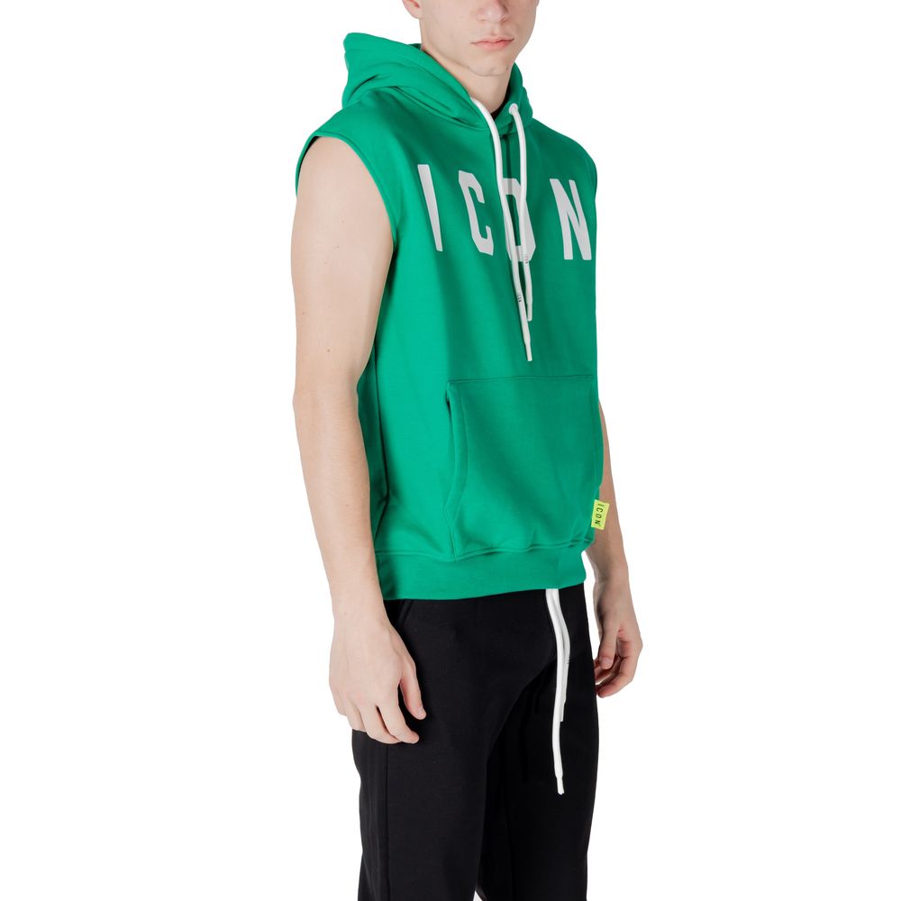 Icon Grüner Baumwoll-Hoodie