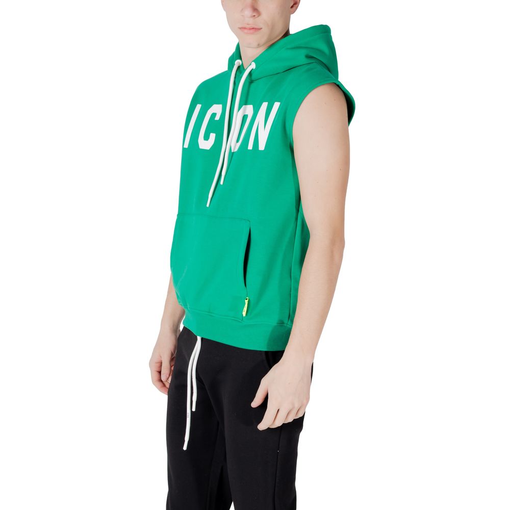 Icon Grüner Baumwoll-Hoodie