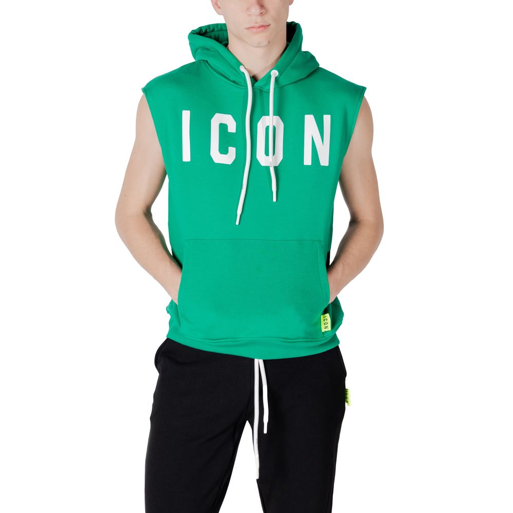 Icon Grüner Baumwoll-Hoodie