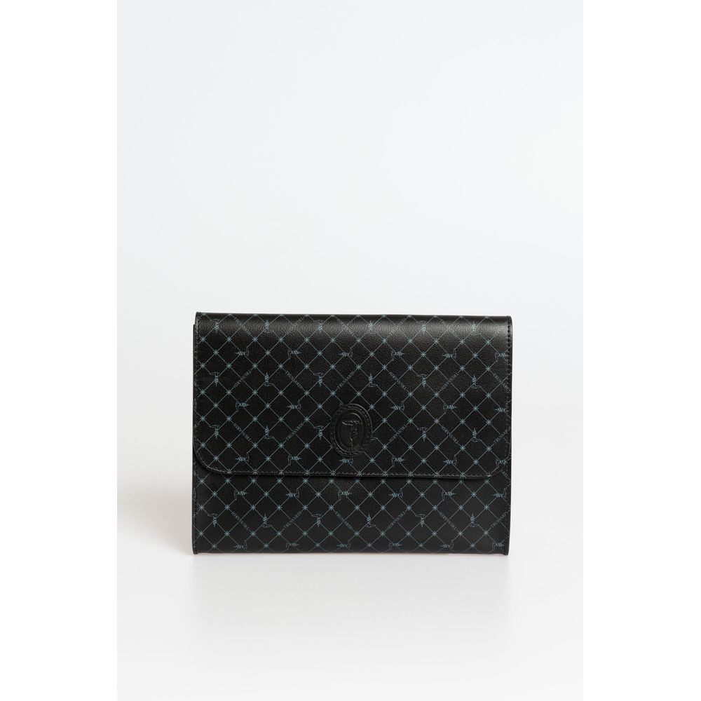 Trussardi Schwarze Polyester-Clutch für Herren