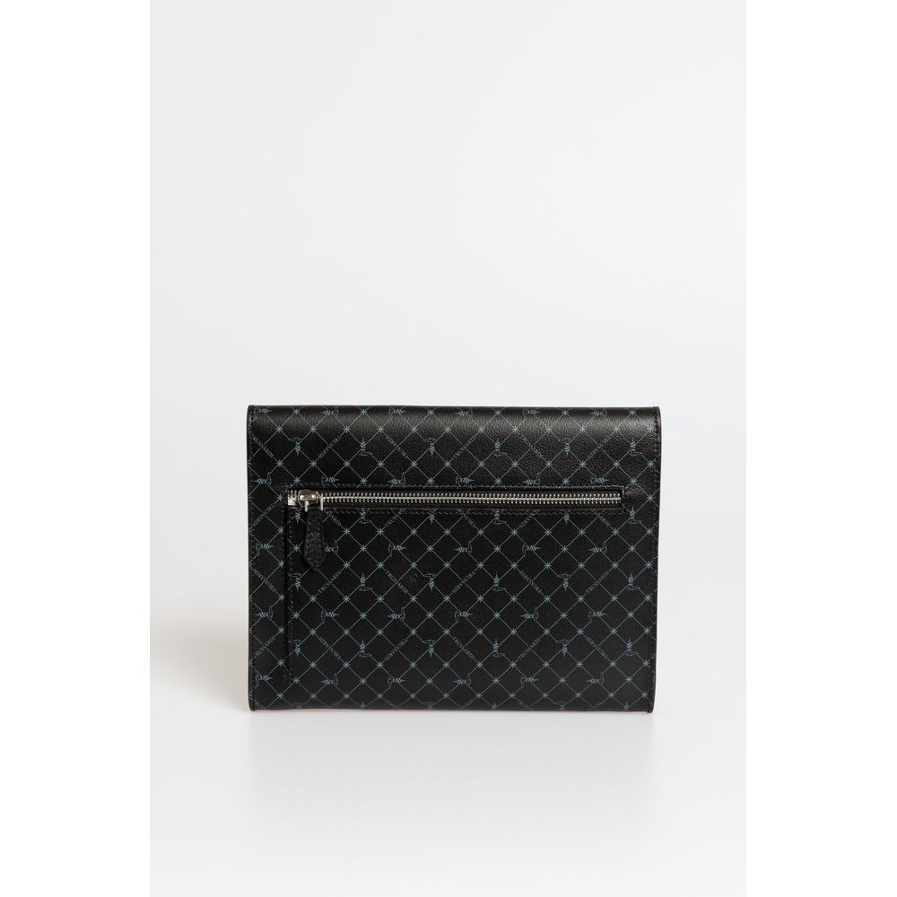 Trussardi Schwarze Polyester-Clutch für Herren