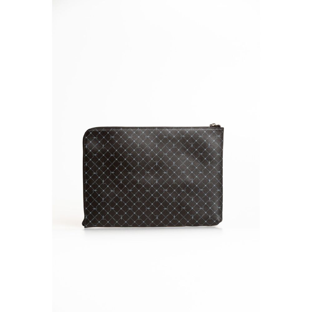 Trussardi – Schwarze Leder-Clutch