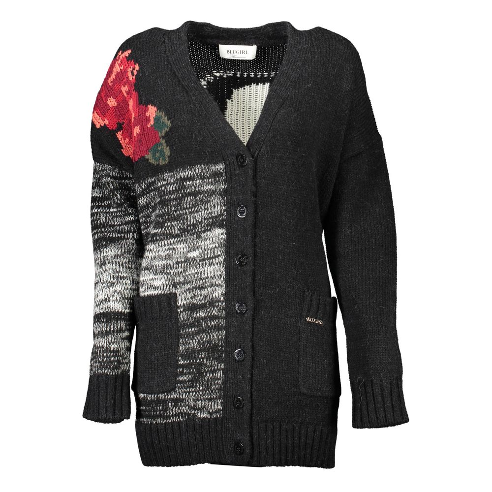 Blugirl Schwarzer Wollpullover