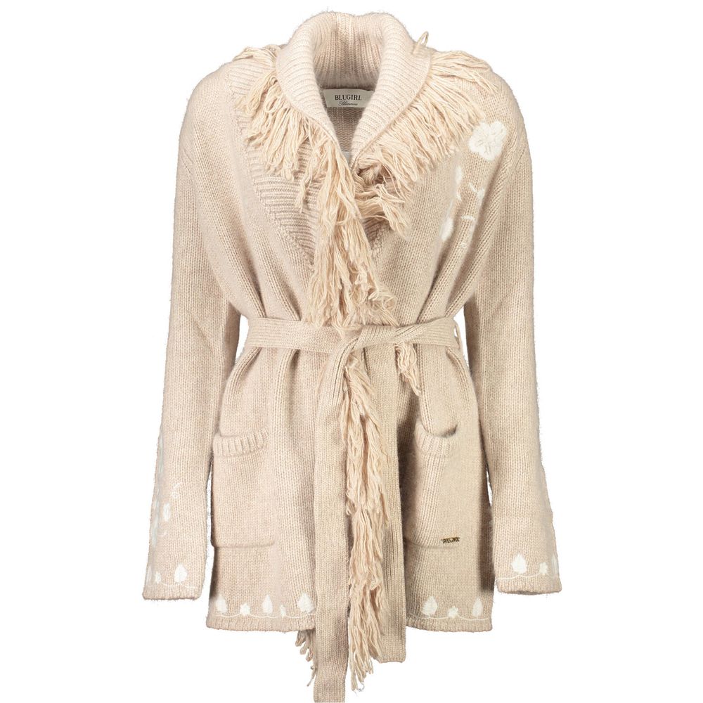 Blugirl Beige Wollpullover