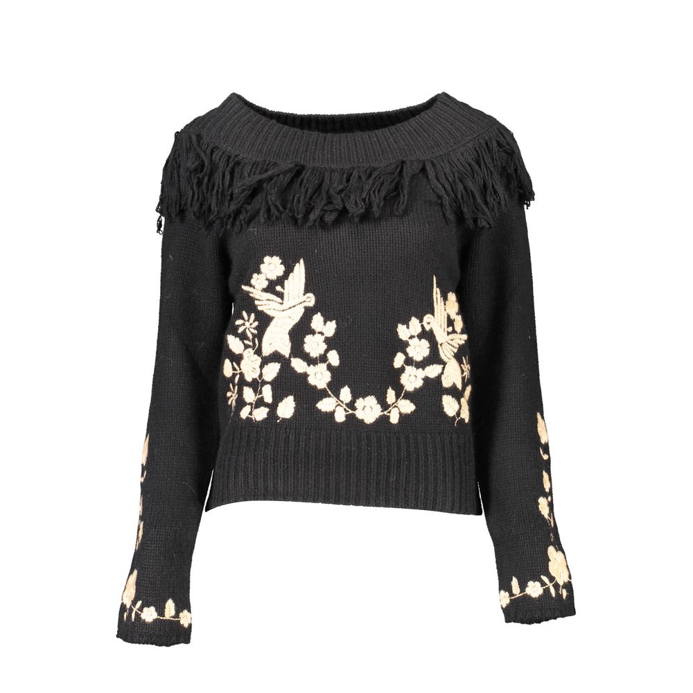 Blugirl Schwarzer Wollpullover