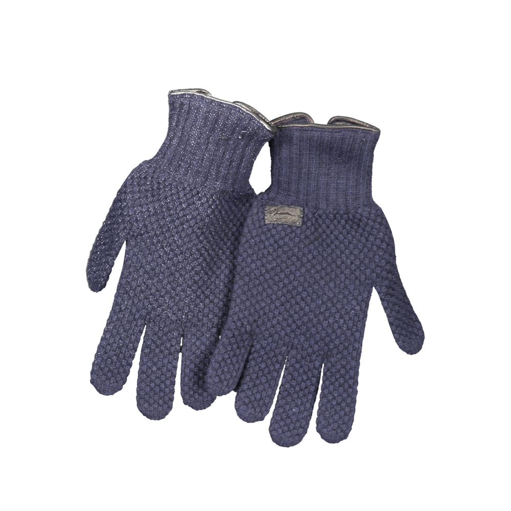 Harmont & Blaine Navy Wool Men's Gloves - Allority