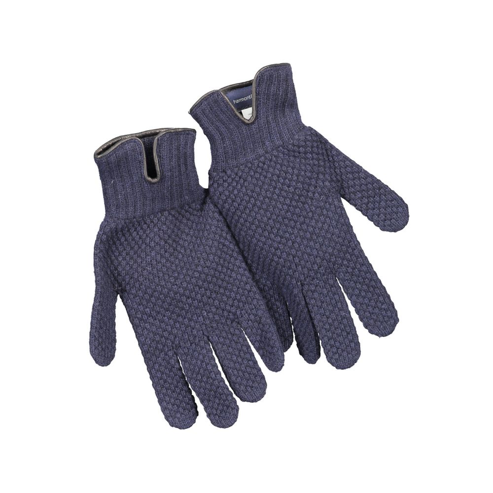Harmont & Blaine Navy Wool Men's Gloves - Allority