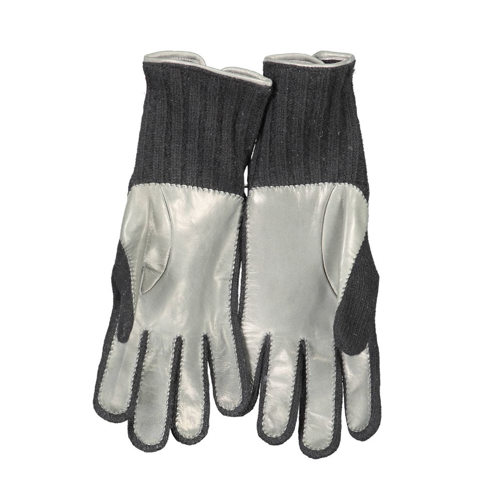 Harmont & Blaine Nero Wool Men Glove