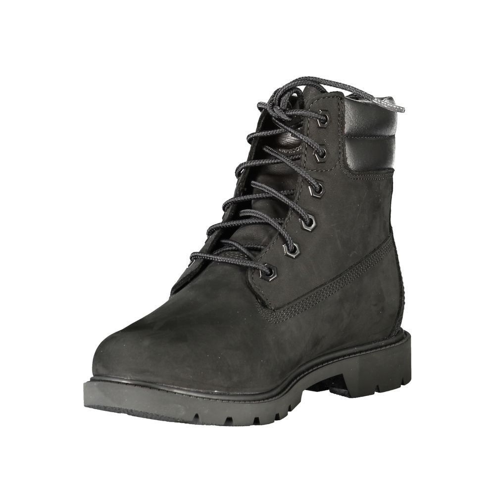 Timberland Black Leather Women Ankle Boot - Allority
