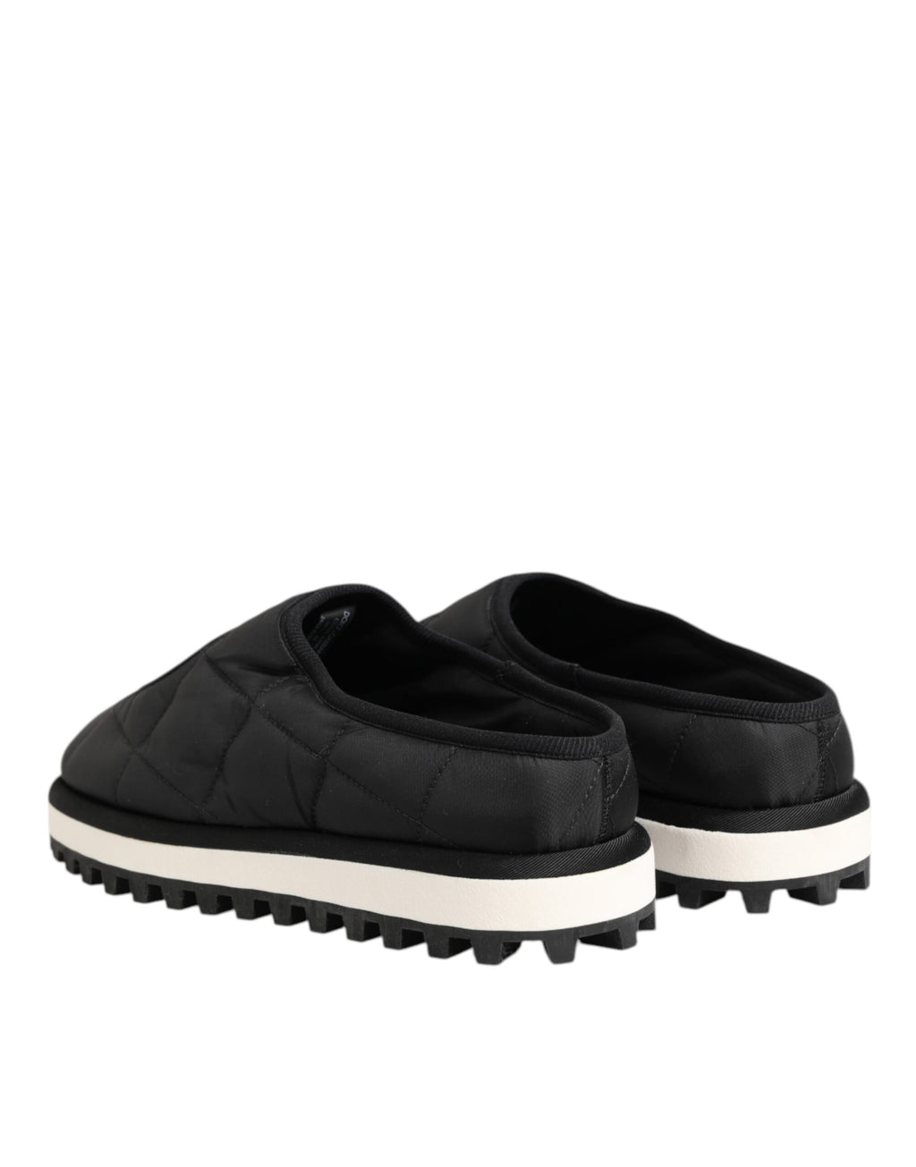 Dolce &amp; Gabbana – Schwarze Slip-On-Sneaker aus Nylon