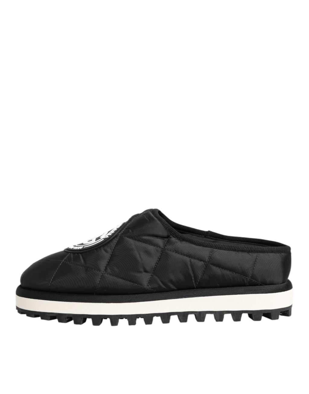 Dolce &amp; Gabbana – Schwarze Slip-On-Sneaker aus Nylon