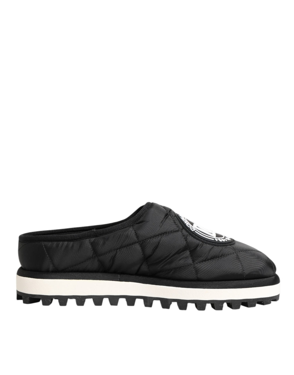 Dolce &amp; Gabbana – Schwarze Slip-On-Sneaker aus Nylon